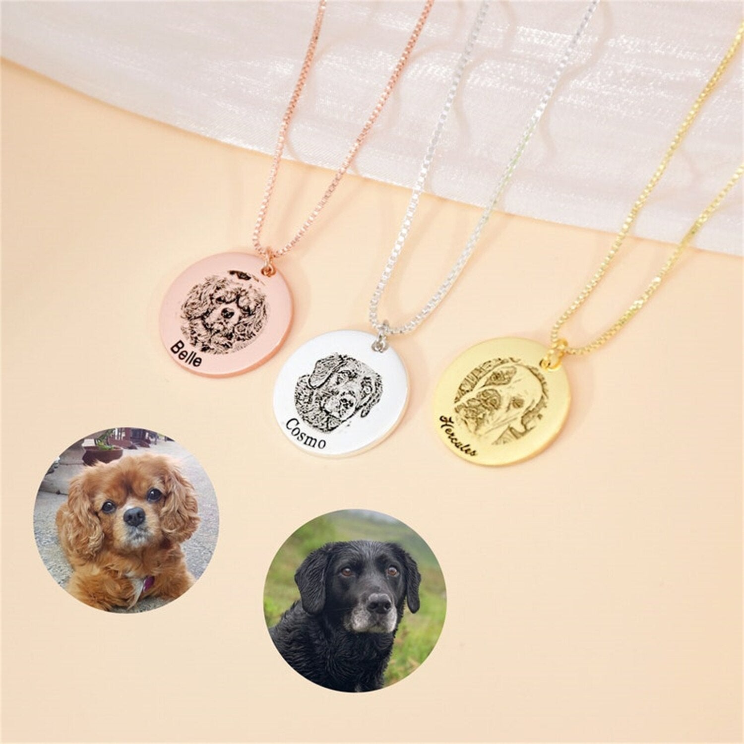 Custom Personalized Pet Cremation Necklace - iPetMemorials