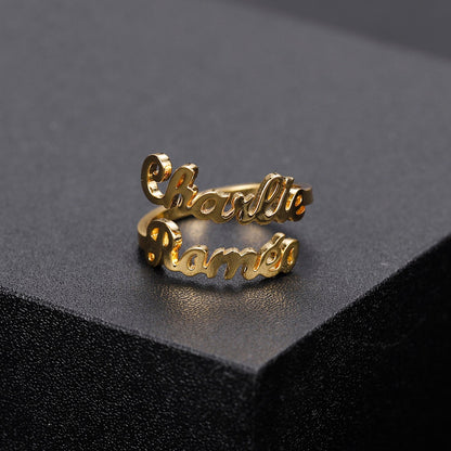 Custom Name Rings