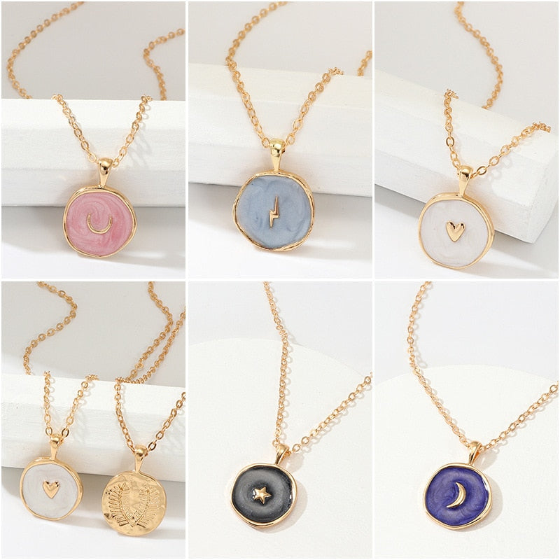 Handcrafted Oil Pendant Necklaces