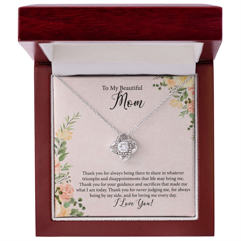 To Mom | Always There - Love Knot Necklace